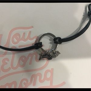 James Avery Green Riata Leather Bracelet& 3 Charms